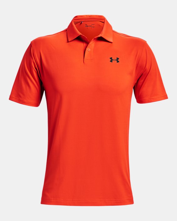 Men's UA Tee To Green Polo, Orange, pdpMainDesktop image number 4